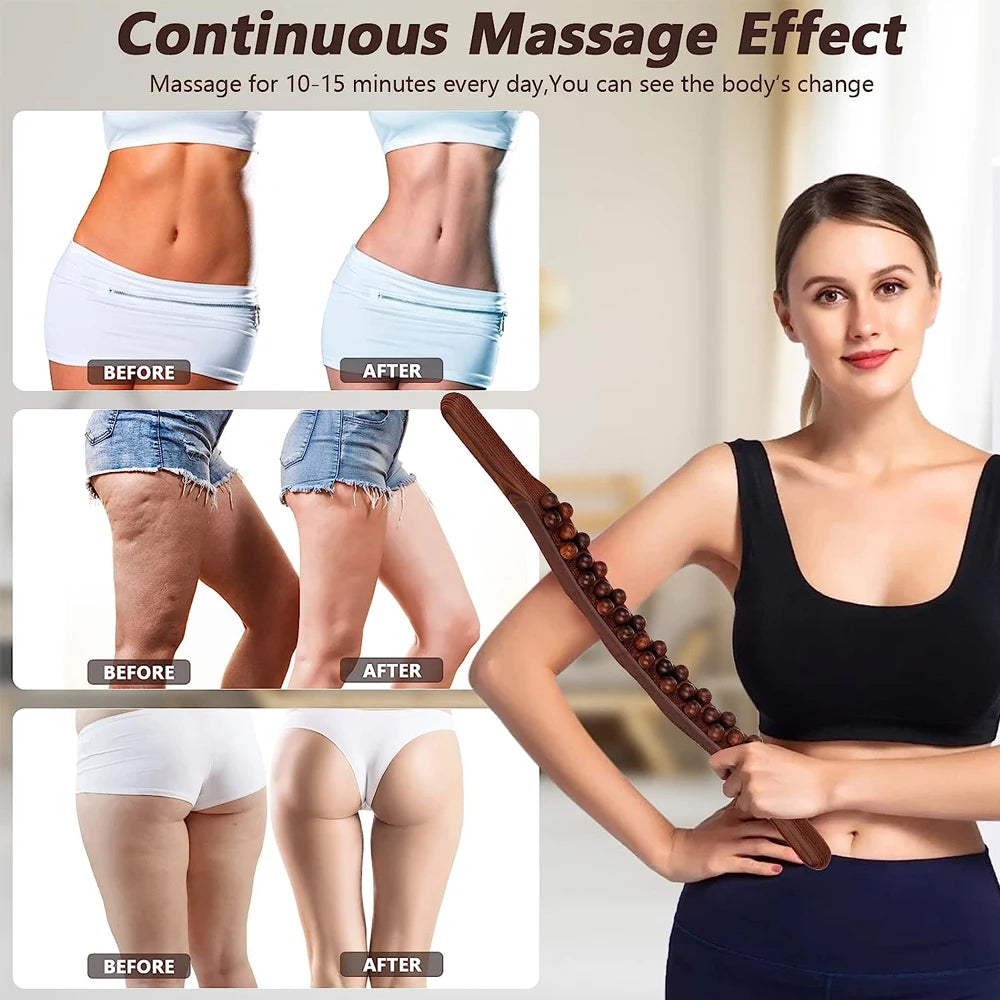 Wood Therapy Lymphatic Drainage Massage Stick