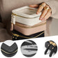 Waterproof Transparent PU Cosmetic Bag- Versatile Storage for On-the-Go