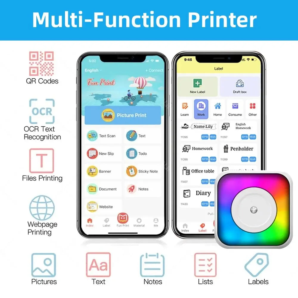 Tintenloser Mini -Drucker