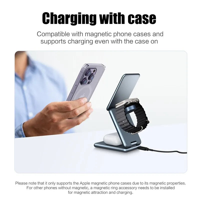 3 In 1 Magnetic Wireless Charger