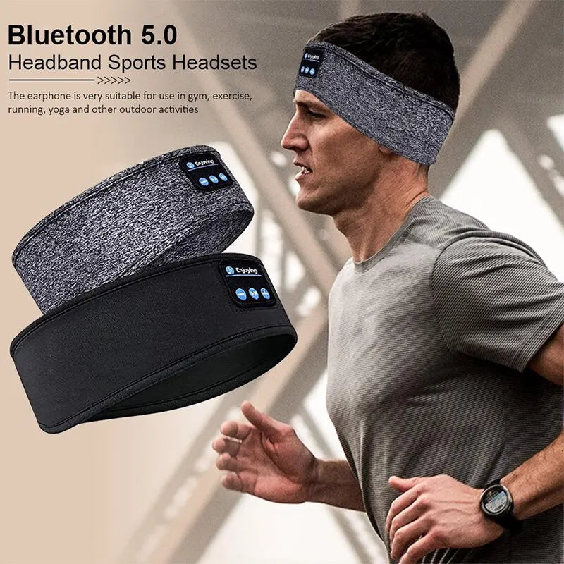 Headband with Wireless Headphones