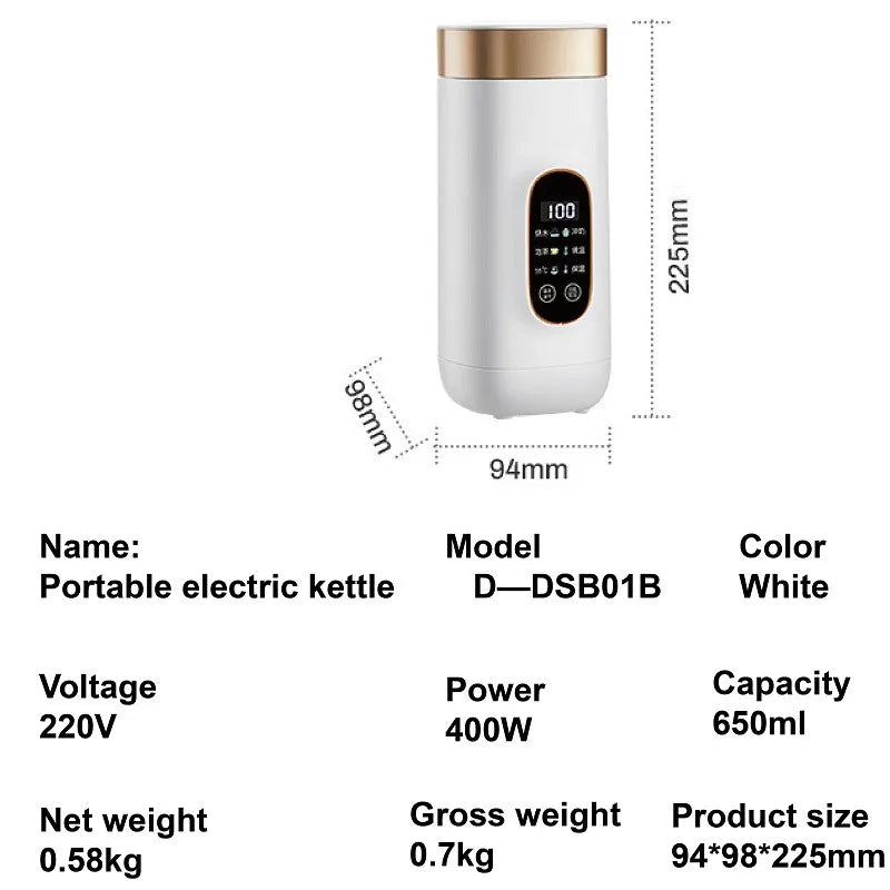 Intelligent electric Portable Kettle