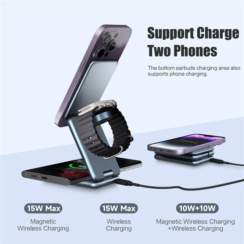 3 In 1 Magnetic Wireless Charger