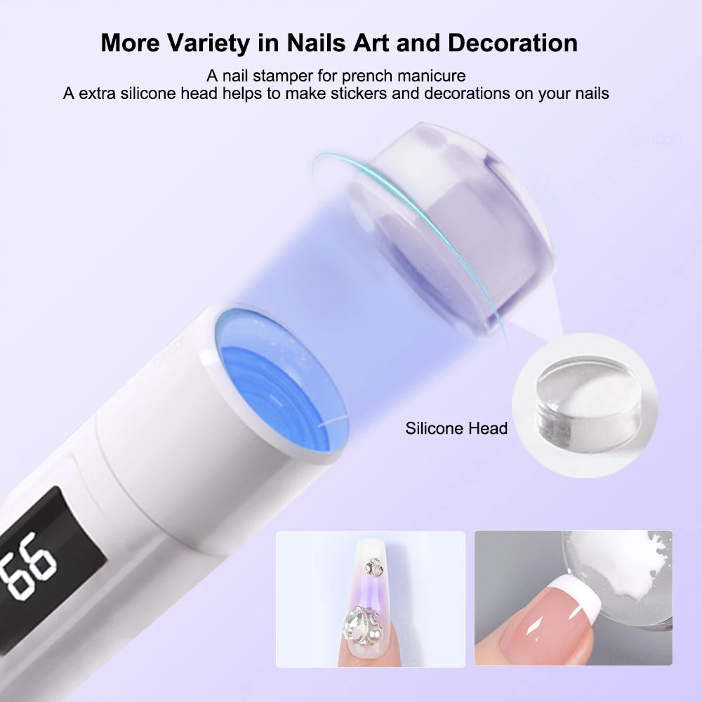 Innovative Mini-UV-Lamp for Perfect Nails